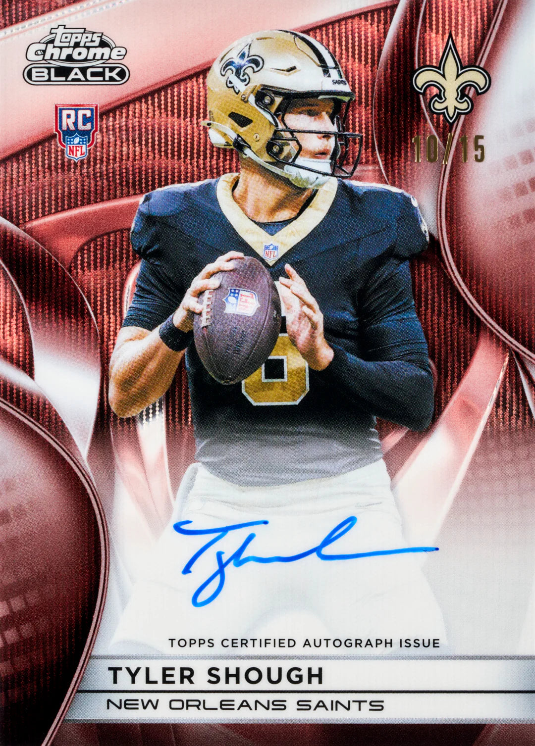 Topps Chrome Black NFL Hobby Box 2025
