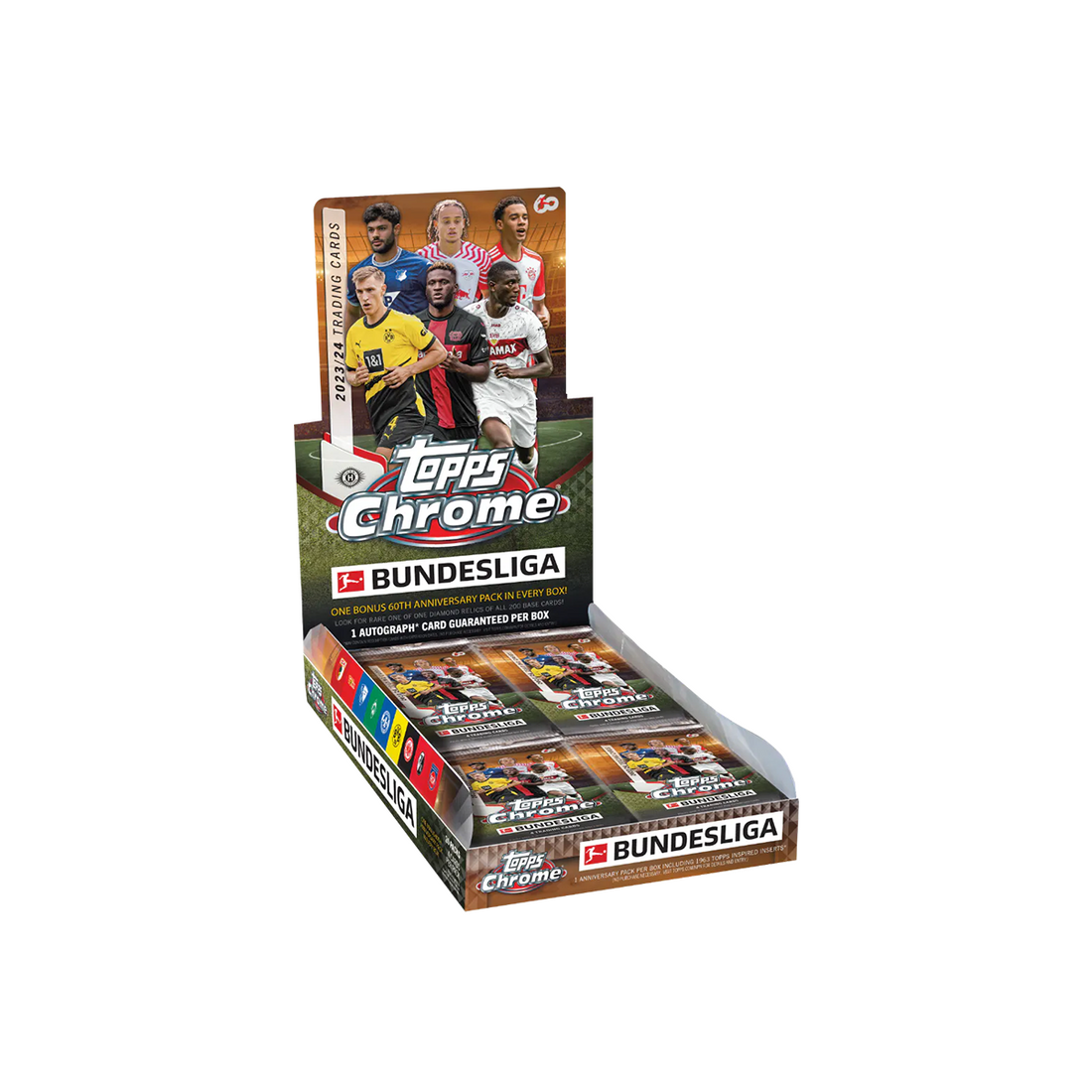 Topps Chrome Bundesliga Soccer Hobby Box 2023/2024