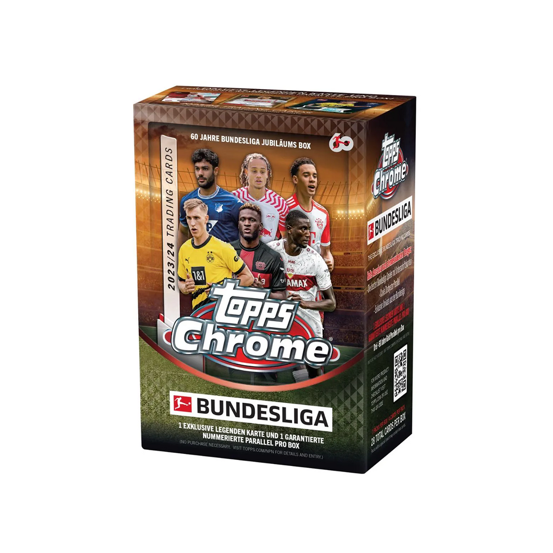 Topps Chrome Bundesliga Soccer Value Blaster Box 2023/2024