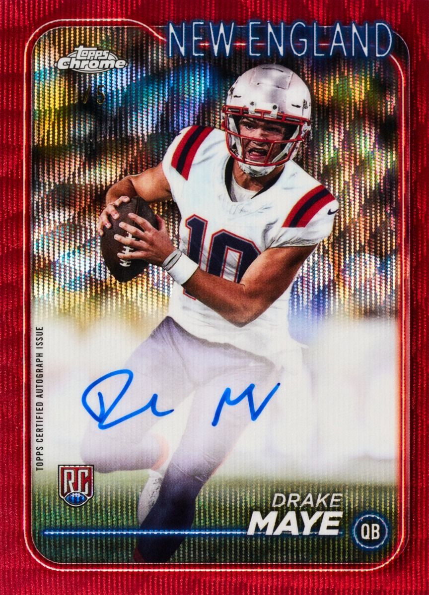 Topps Chrome Football Mega Box 2024