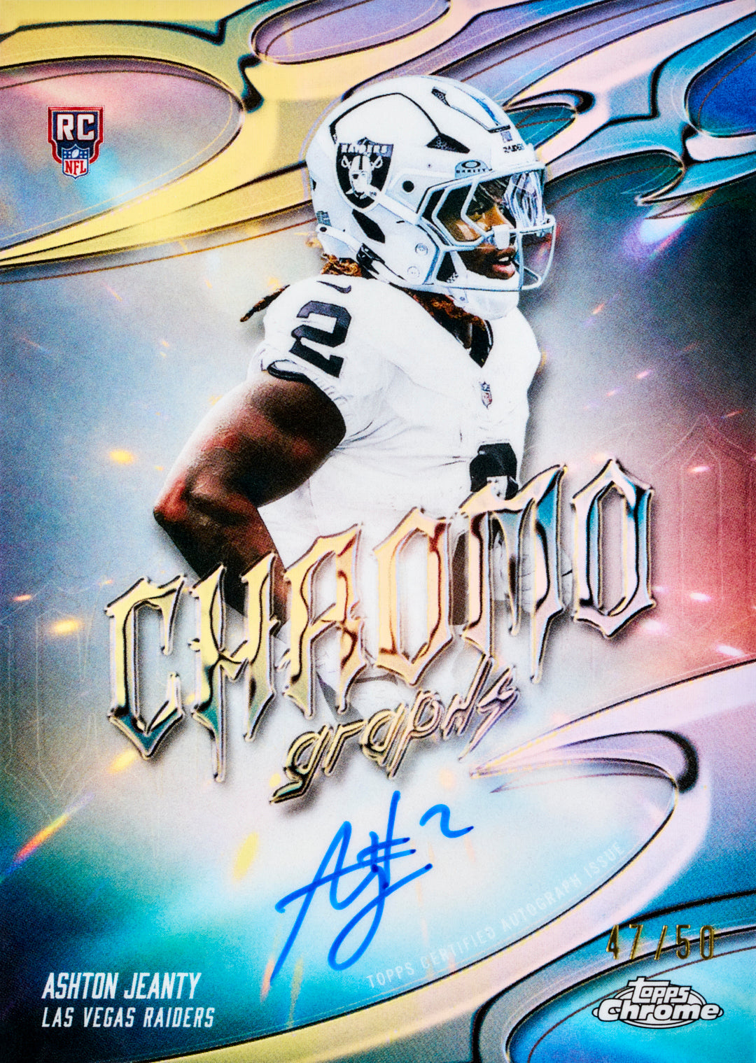 Topps Chrome Football Hobby Box 2025