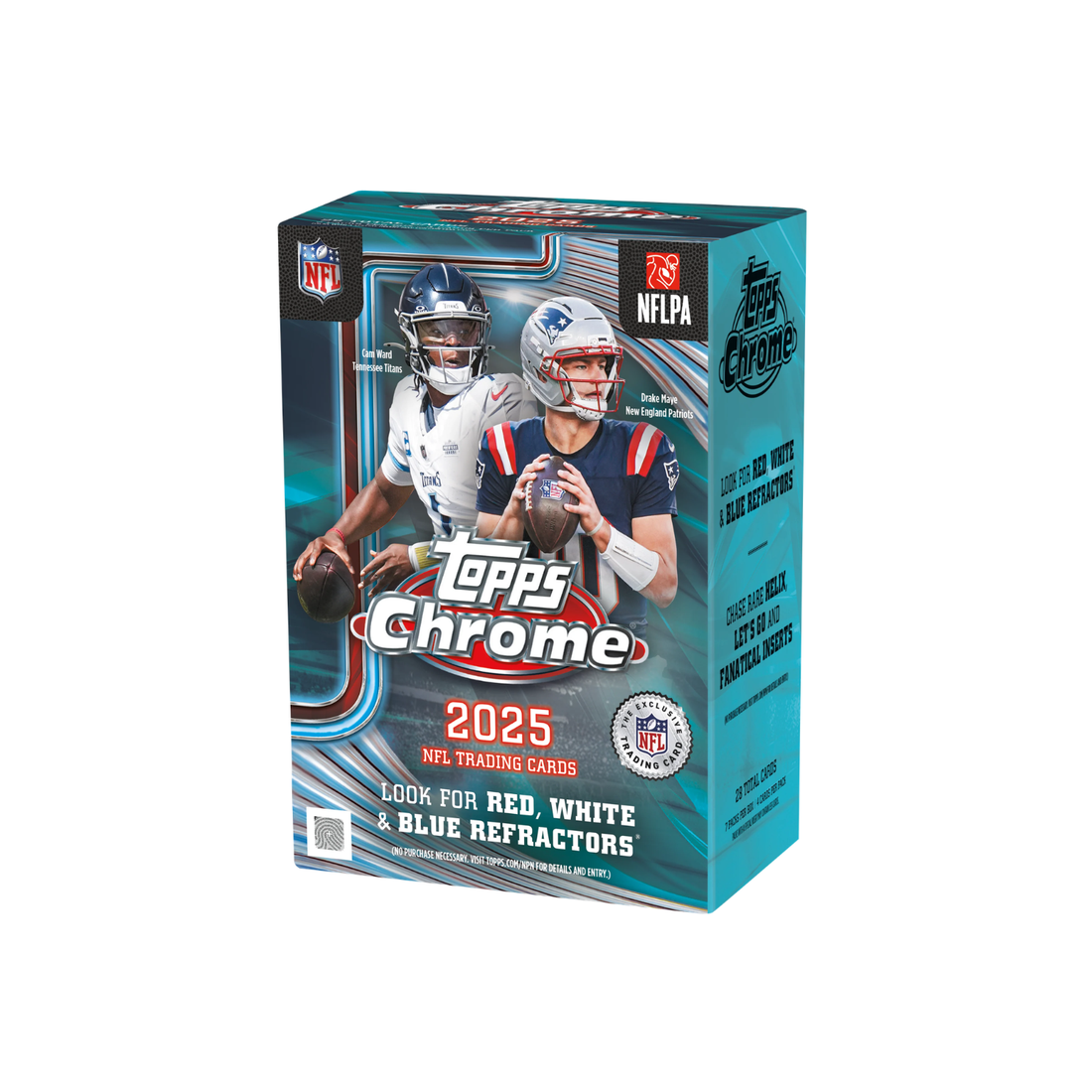 Topps Chrome Football NFL Value Box 2025