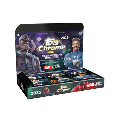 Topps Chrome Marvel Studios Hobby Box 2025