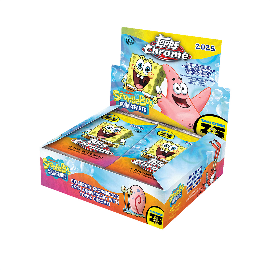 Topps Chrome Spongebob Hobby Box 2025