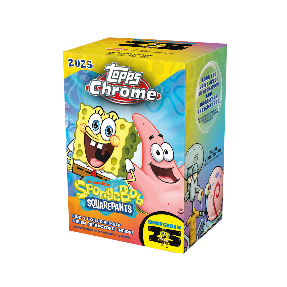 Topps Chrome Spongebob Blaster Box 2025