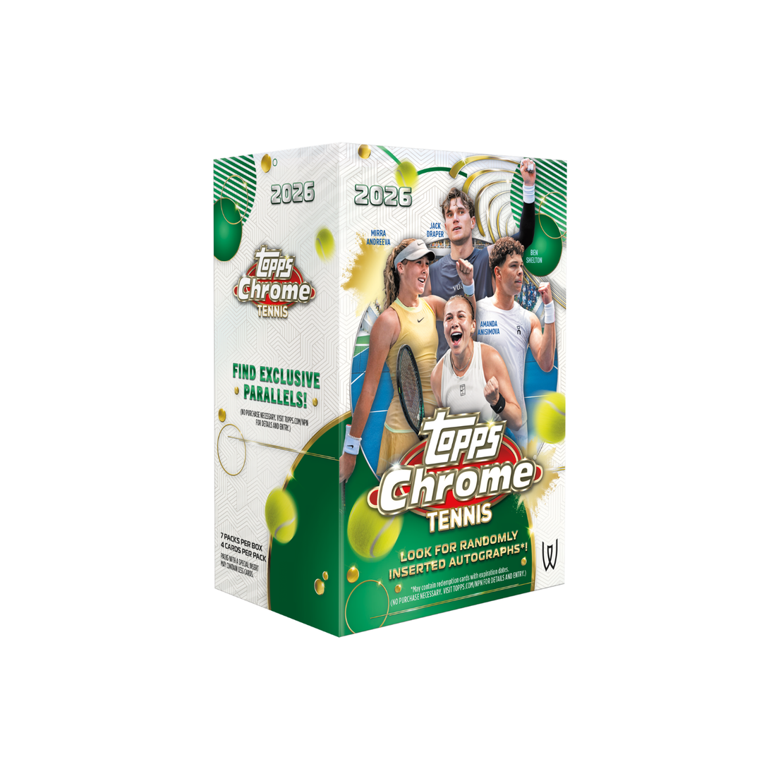 Topps Chrome Tennis Value Box 2026