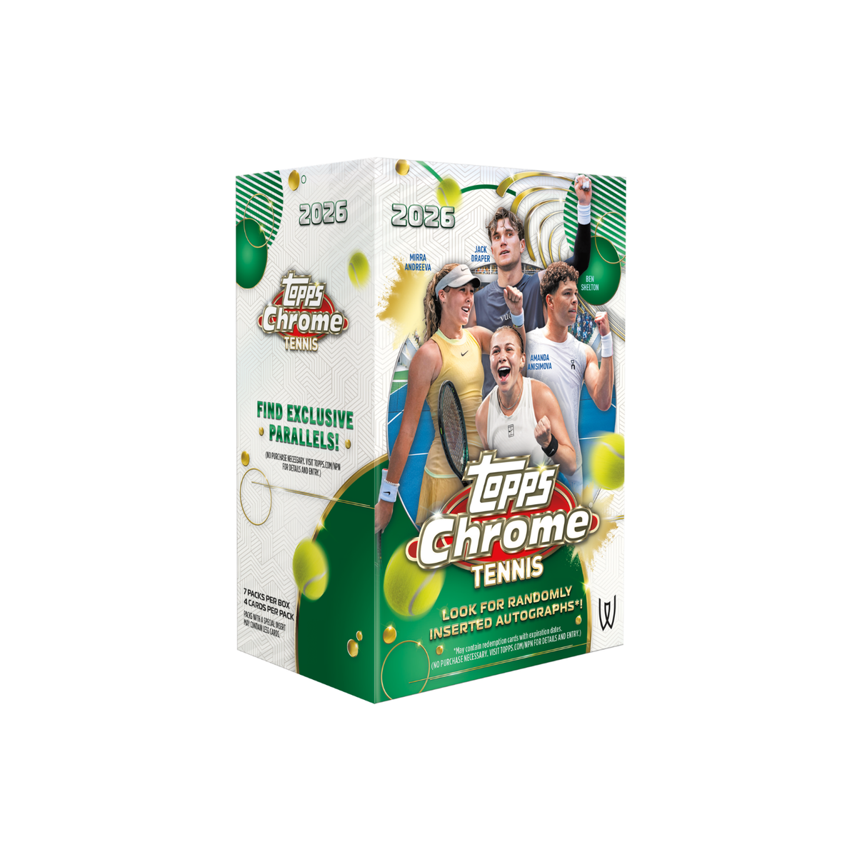 Topps Chrome Tennis Value Box 2026