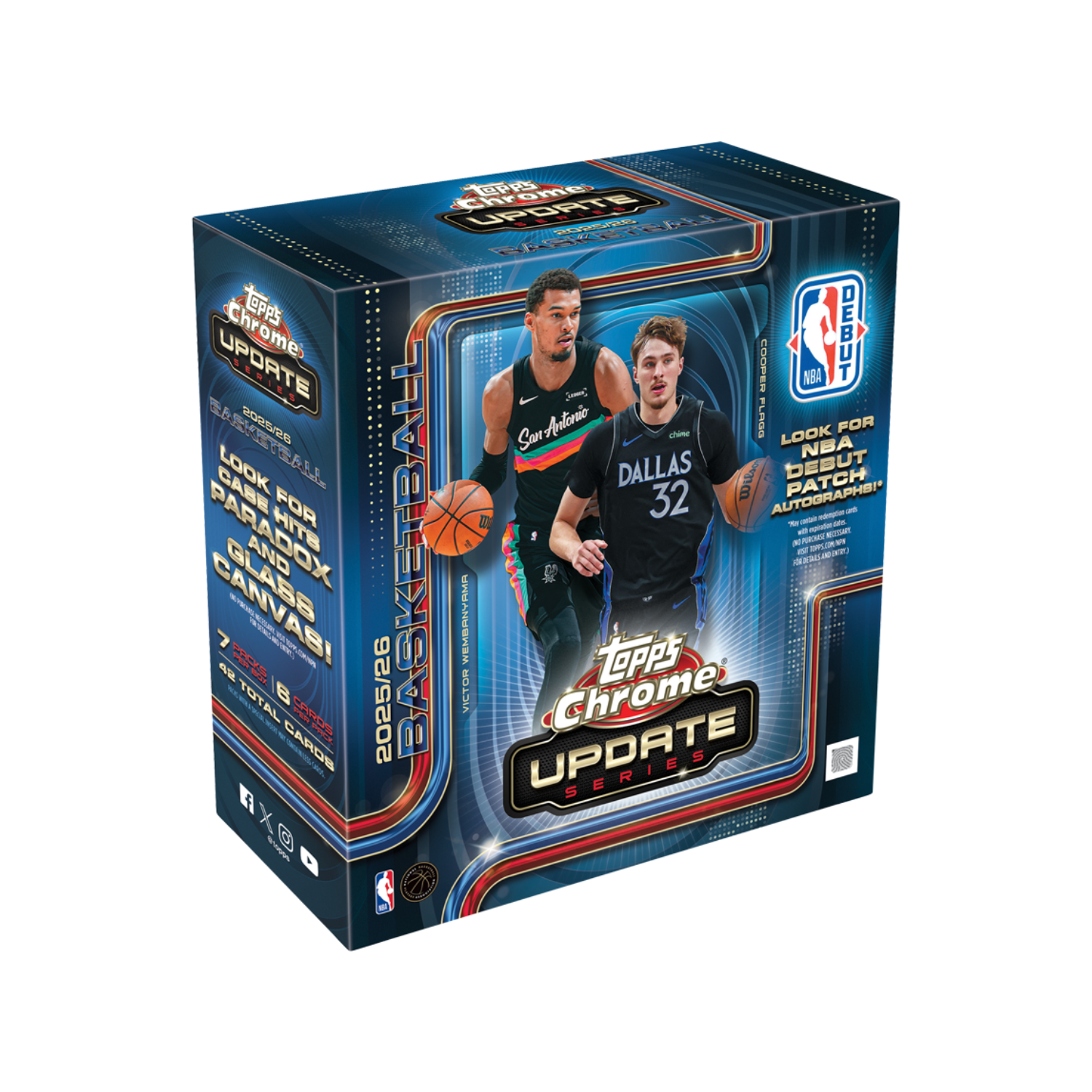 Topps Chrome Updates NBA Mega Box 2025/2026