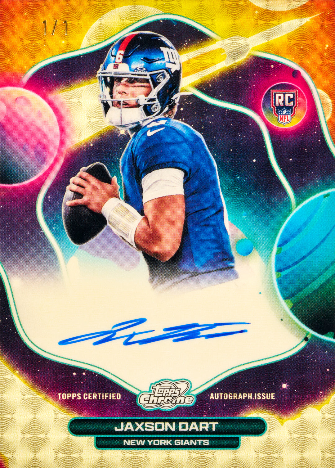 Topps Cosmic Chrome NFL Hobby Box 2025