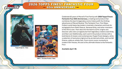Topps Finest Fantastic Four 2026 - Hobby Box
