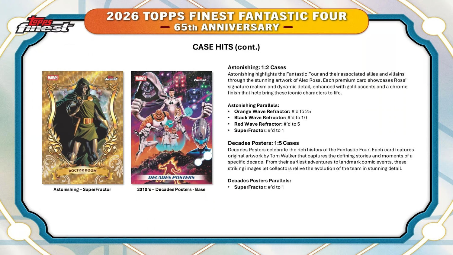Topps Finest Fantastic Four 2026 - Hobby Box