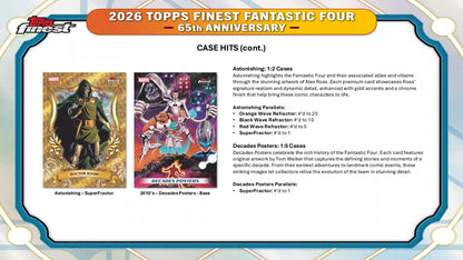 Topps Finest Fantastic Four 2026 - Hobby Box