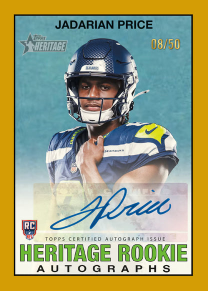 Topps Heritage NFL Hobby Box 2026