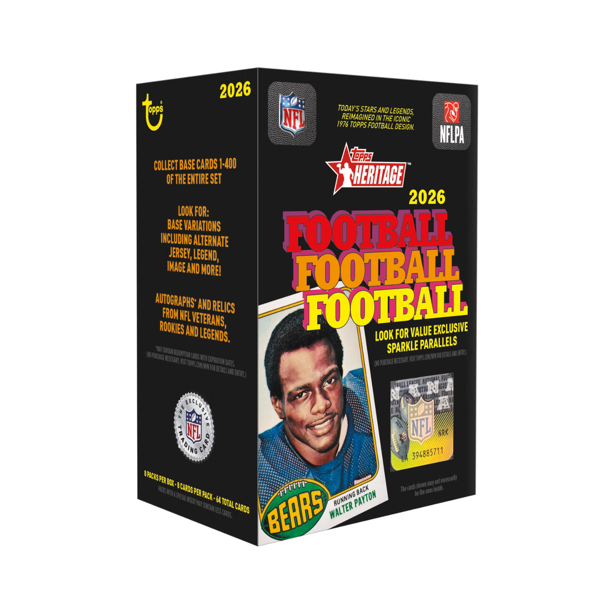 Topps Heritage NFL Value Box 2026