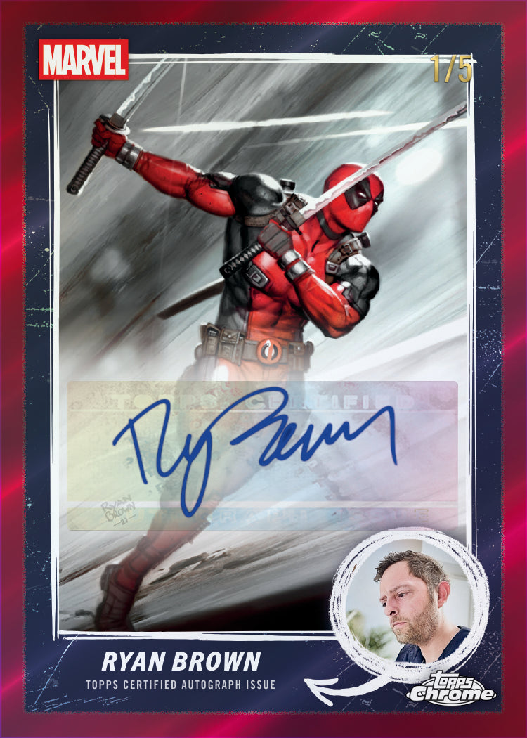 Topps Marvel Deadpool Chrome Hobby Box 2025