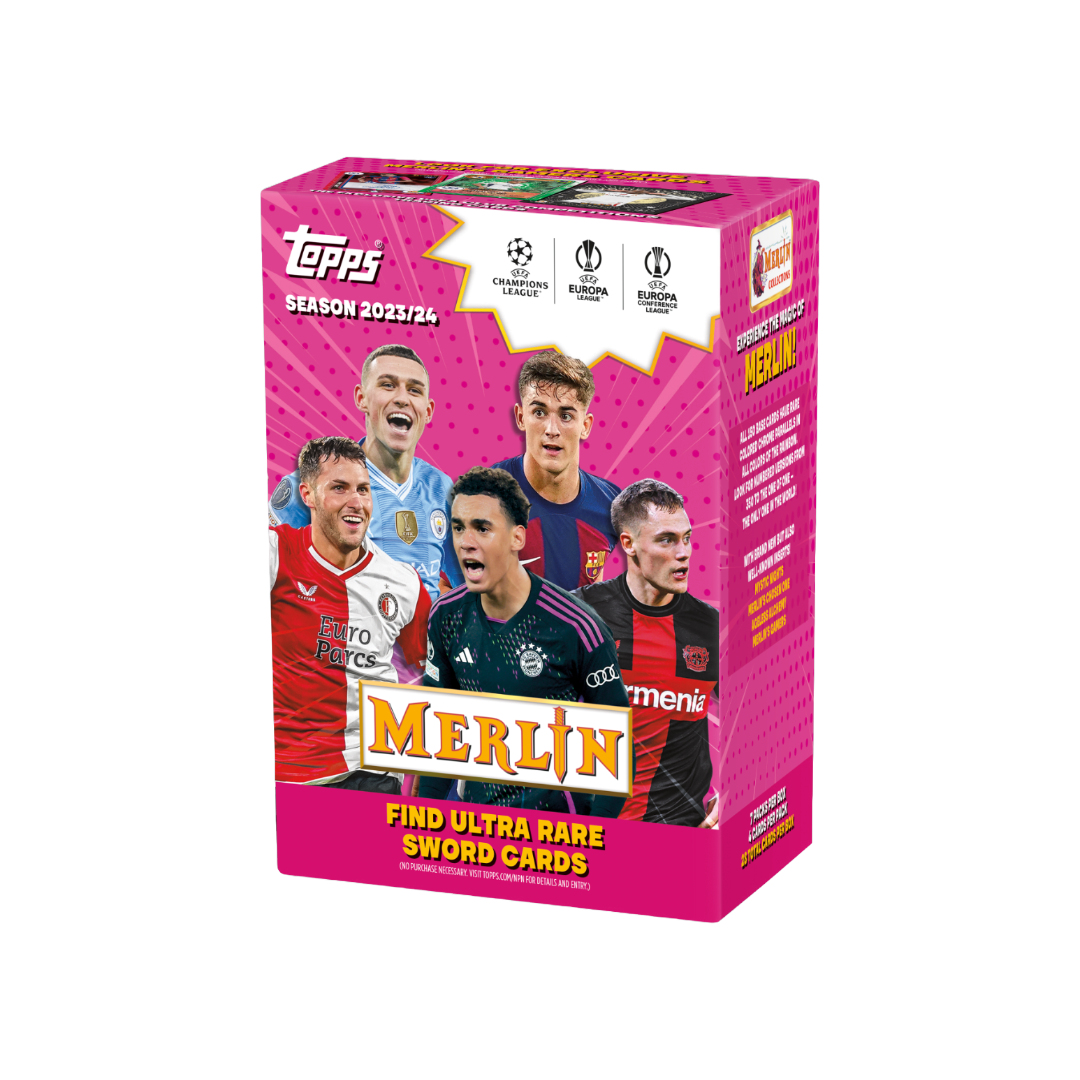 Topps Merlin Chrome UEFA Club Competitions Value Blaster Box 23/24