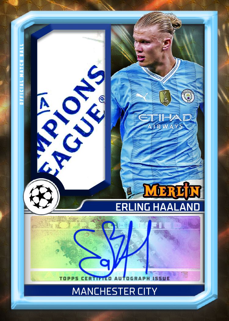 Topps Merlin Chrome UEFA Club Competitions Hobby Box 23/24