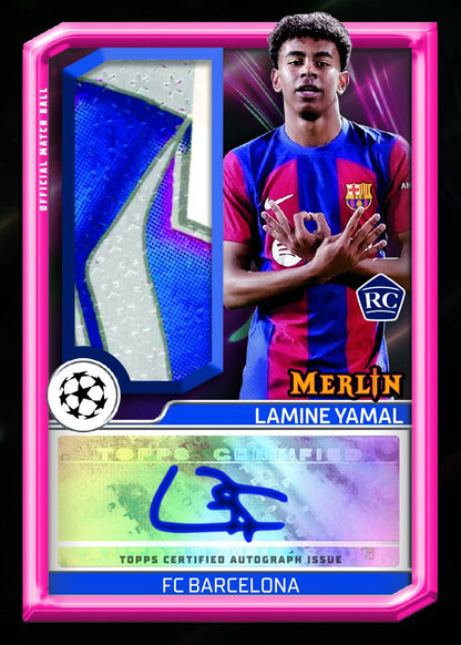 Topps Merlin Chrome UEFA Club Competitions Hobby Box 23/24