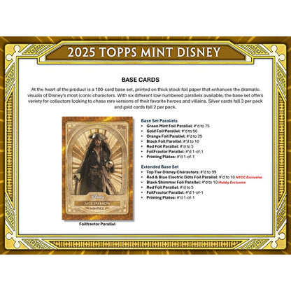 Topps Mint Disney Hobby Box 2025