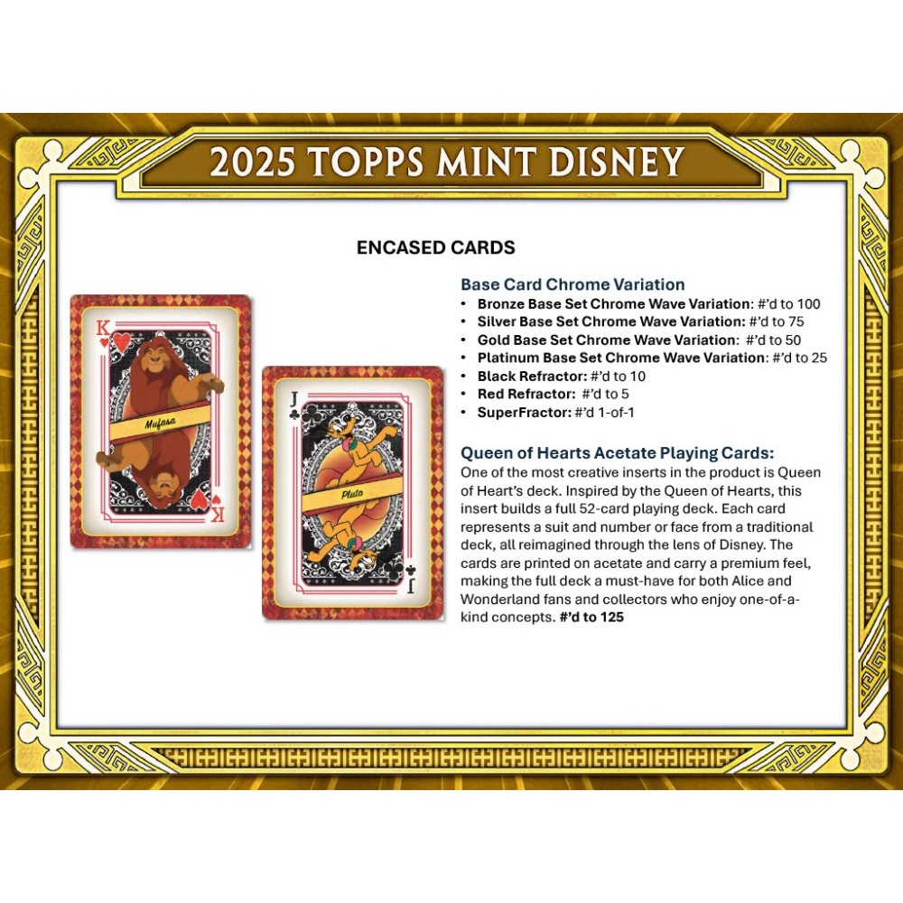 Topps Mint Disney Hobby Box 2025