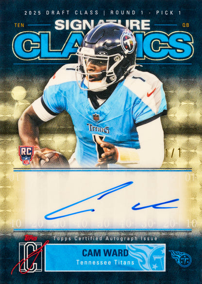 Topps Signature Class NFL Mega Box 2025