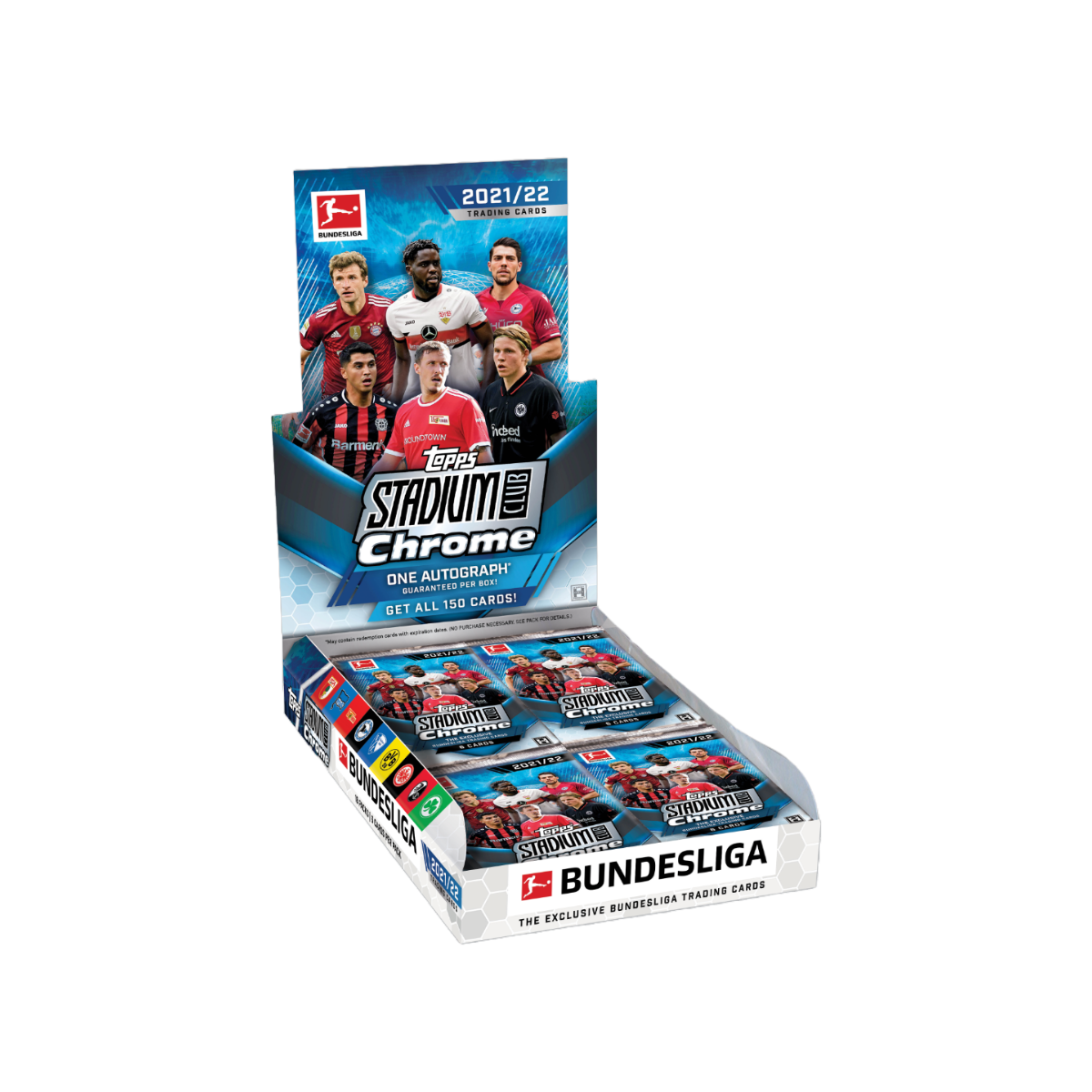 Topps Stadium Club Chrome Bundesliga Soccer Hobby Box 2021/2022