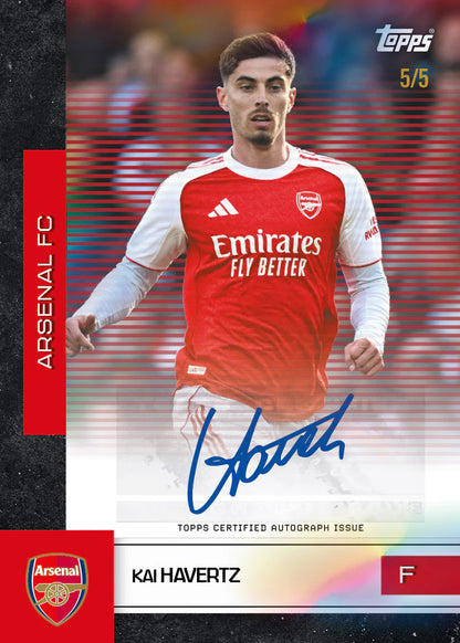 Topps Arsenal London Team Set 2025/2026