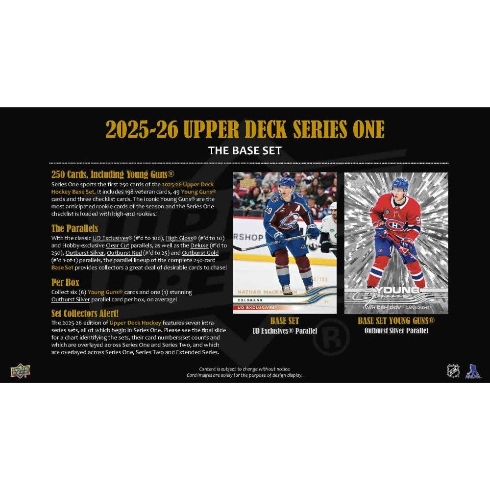 Upper Deck NHL Upper Deck Series 1 Hobby Box 2025/2026