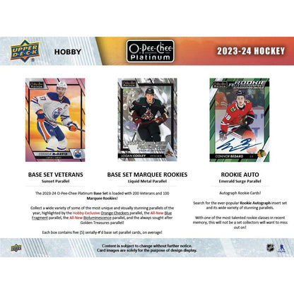 Upper Deck O-PEE-CHEE Platinum Hockey NHL Hobby Box 2023/2024