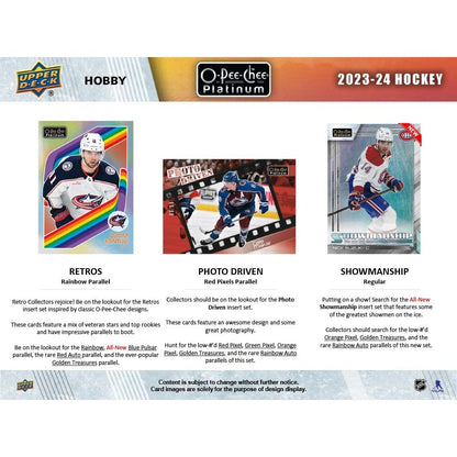 Upper Deck O-PEE-CHEE Platinum Hockey NHL Hobby Box 2023/2024