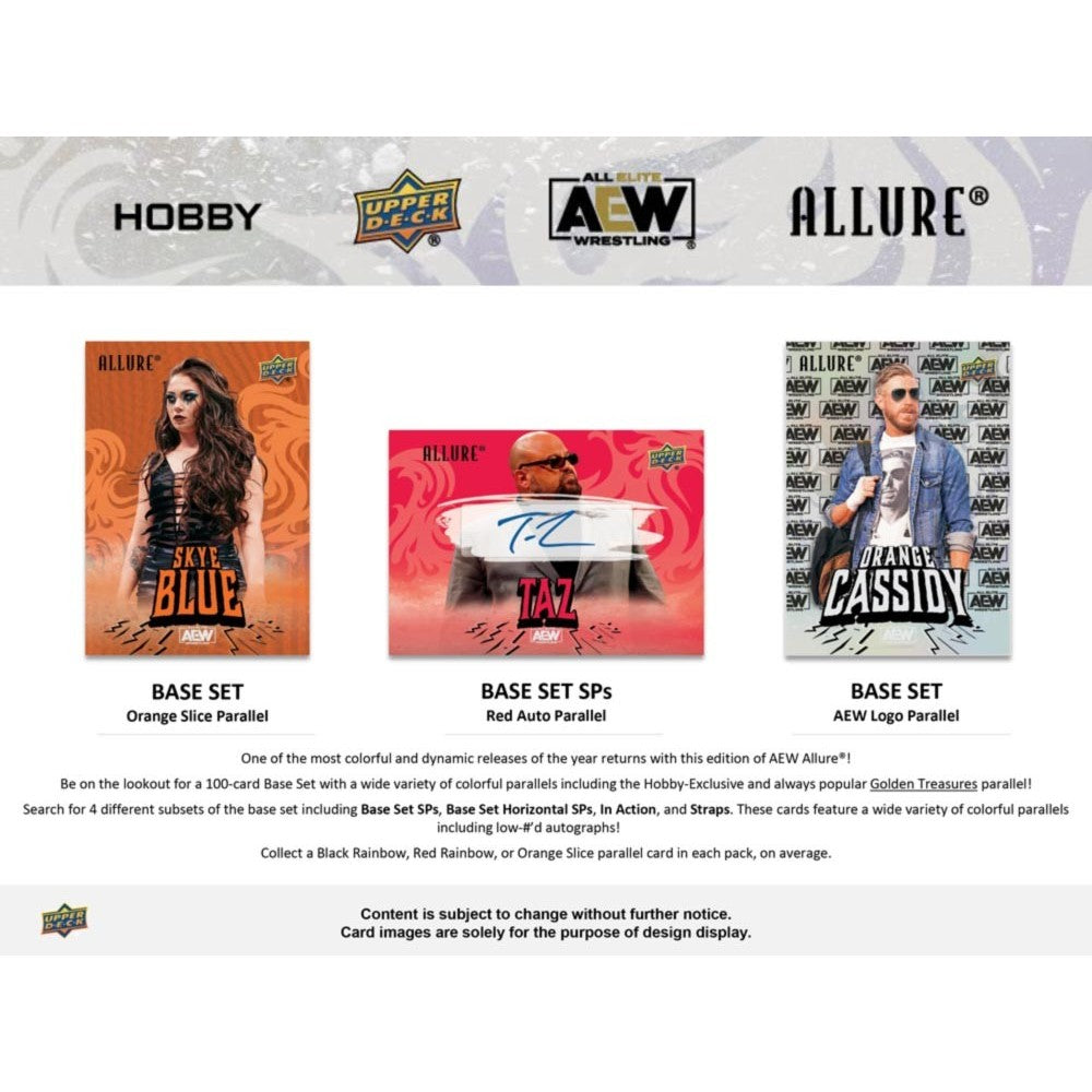 Upper Deck All Elite Wrestling (AEW) Allure Hobby Box 2024