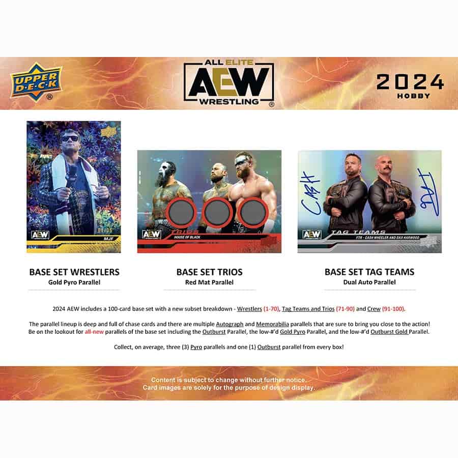 Upper Deck All Elite Wrestling (AEW) Hobby Box 2024