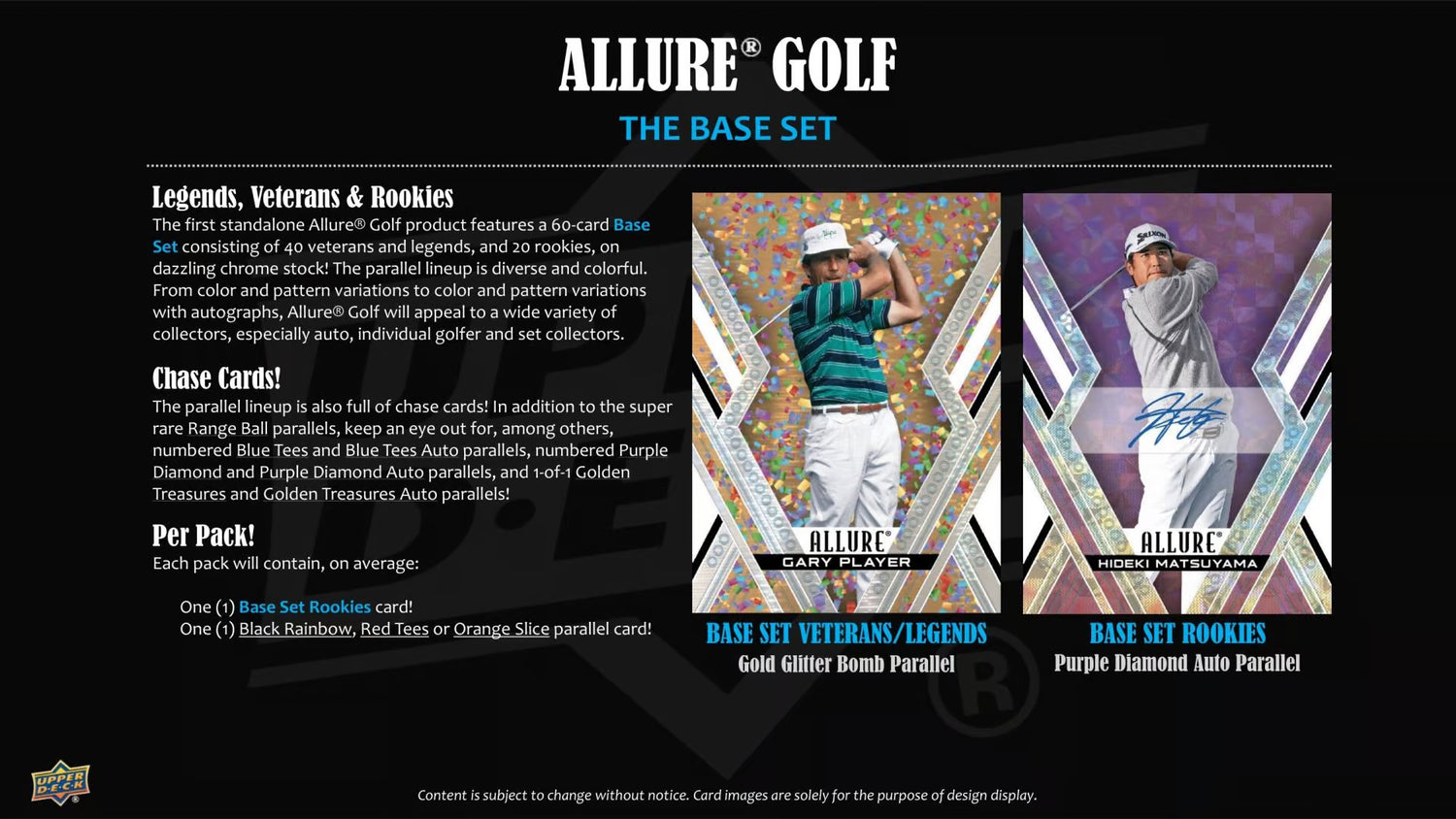 Upper Deck Allure Golf Hobby Box 2026