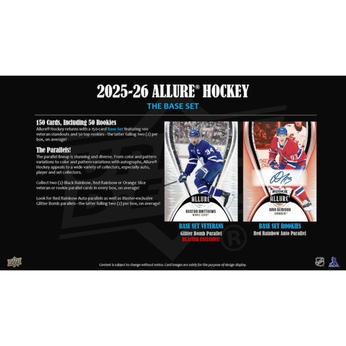 Upper Deck Allure Hockey NHL Blaster Box 2025/2026