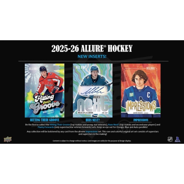 Upper Deck Allure Hockey NHL Blaster Box 2025/2026