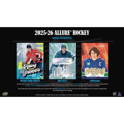 Upper Deck Allure Hockey NHL Blaster Box 2025/2026