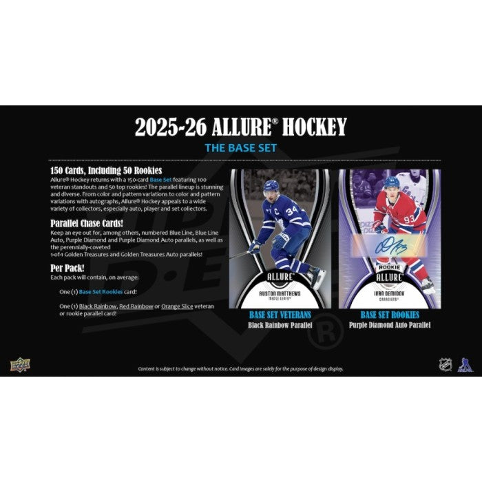 Upper Deck Allure Hockey NHL Hobby Box 2025/2026