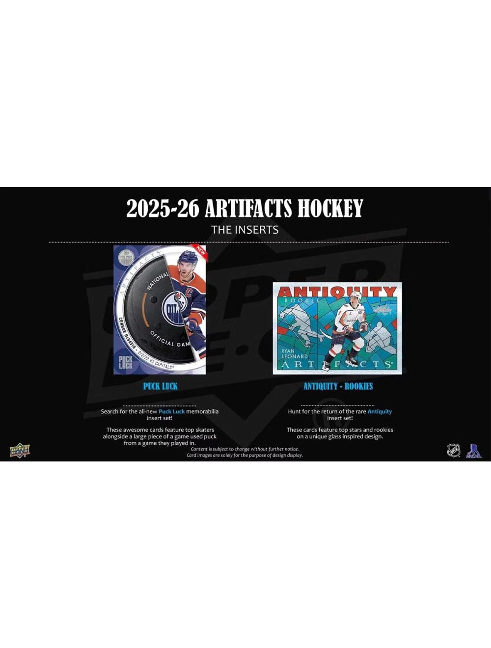Upper Deck Artifacts Hockey NHL Hobby Box 2025/26