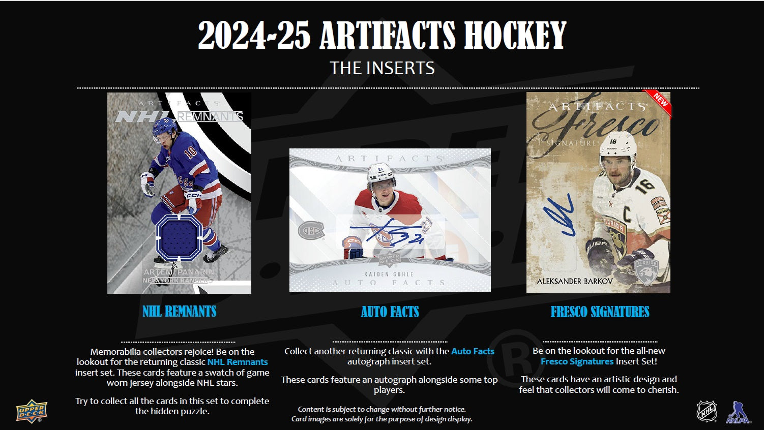 Upper Deck Hockey NHL Artifacts Hobby Box 2024/2025