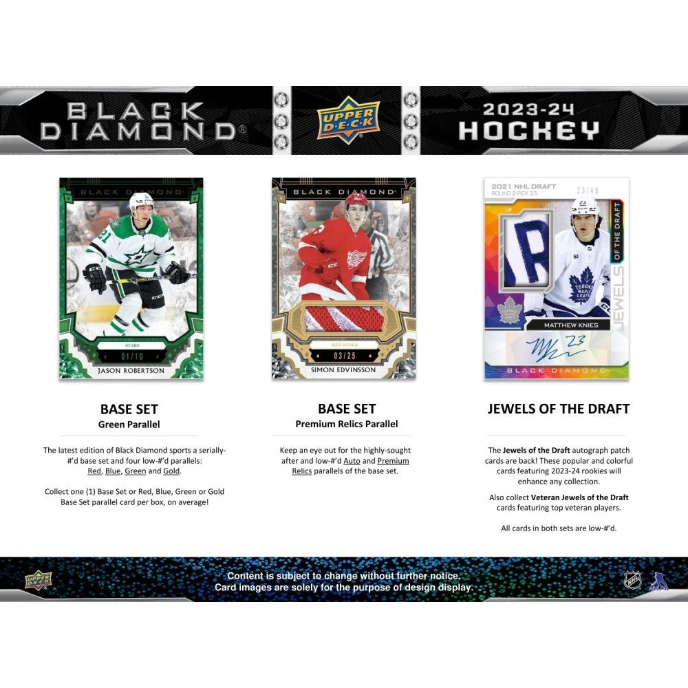 Upper Deck Black Diamond Hockey NHL Hobby Box 2023/2024