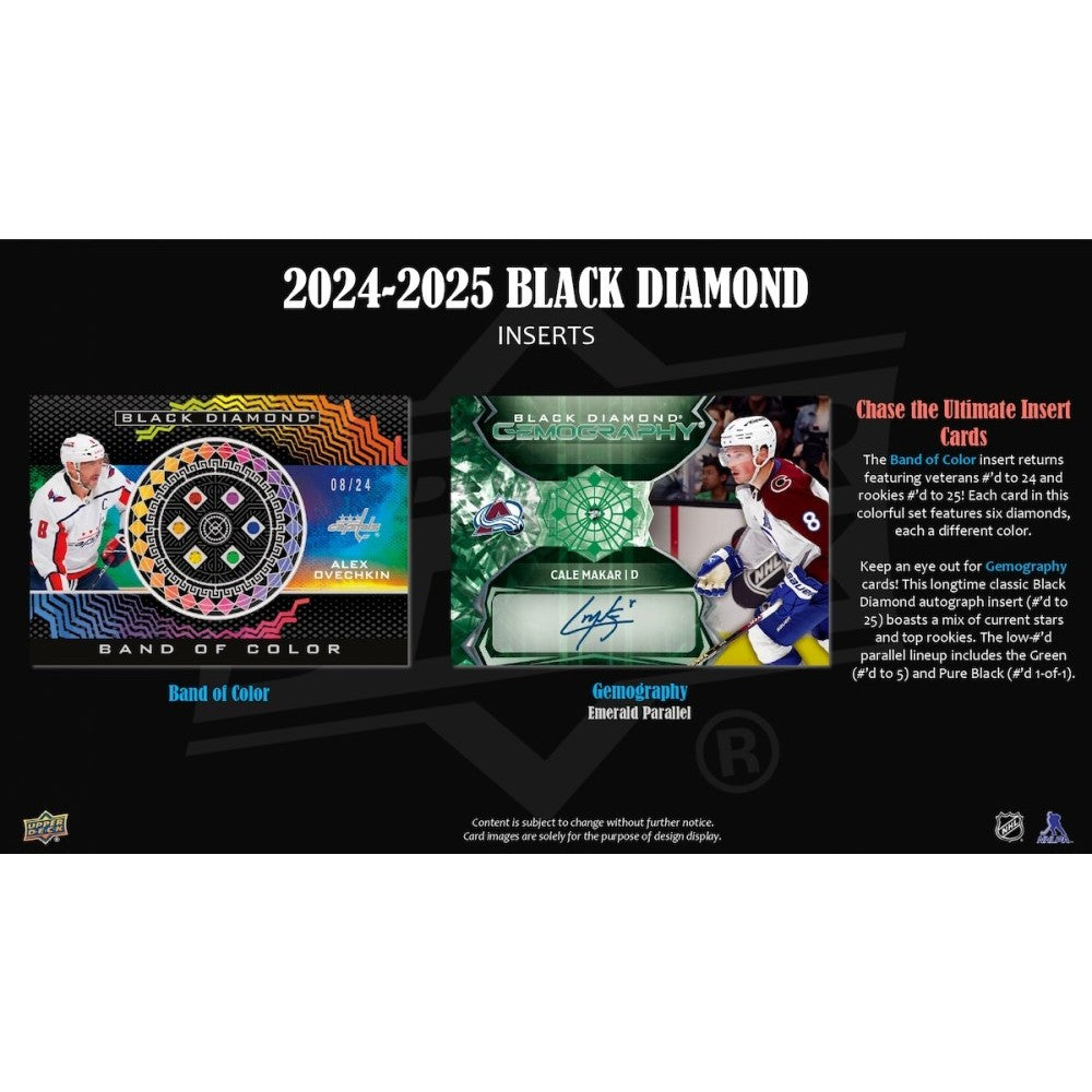 Upper Deck Black Diamond Hockey NHL Hobby Box 2024/2025
