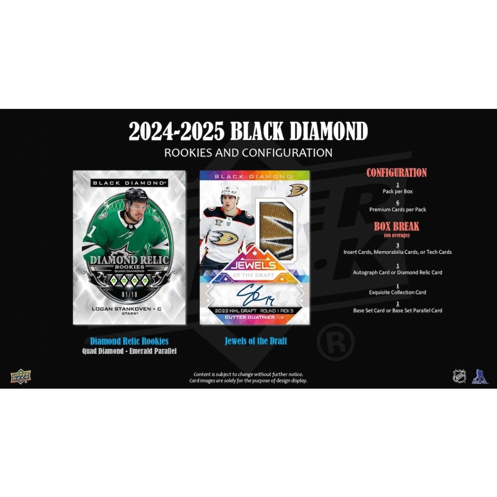 Upper Deck Black Diamond Hockey NHL Hobby Box 2024/2025