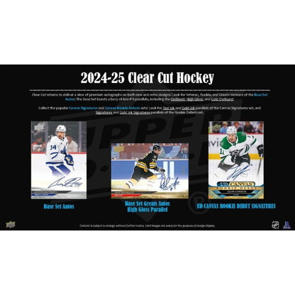 Upper Deck Clear Cut Hockey NHL Hobby Box 2024/2025