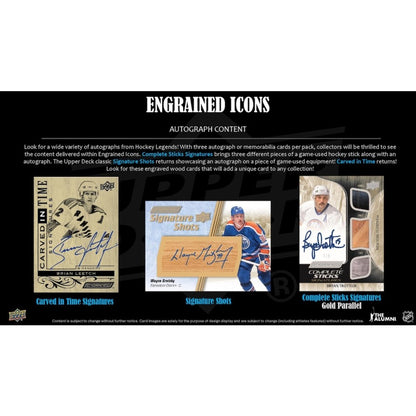 Upper Deck Engrained Hockey NHL Hobby Box 2024/2025