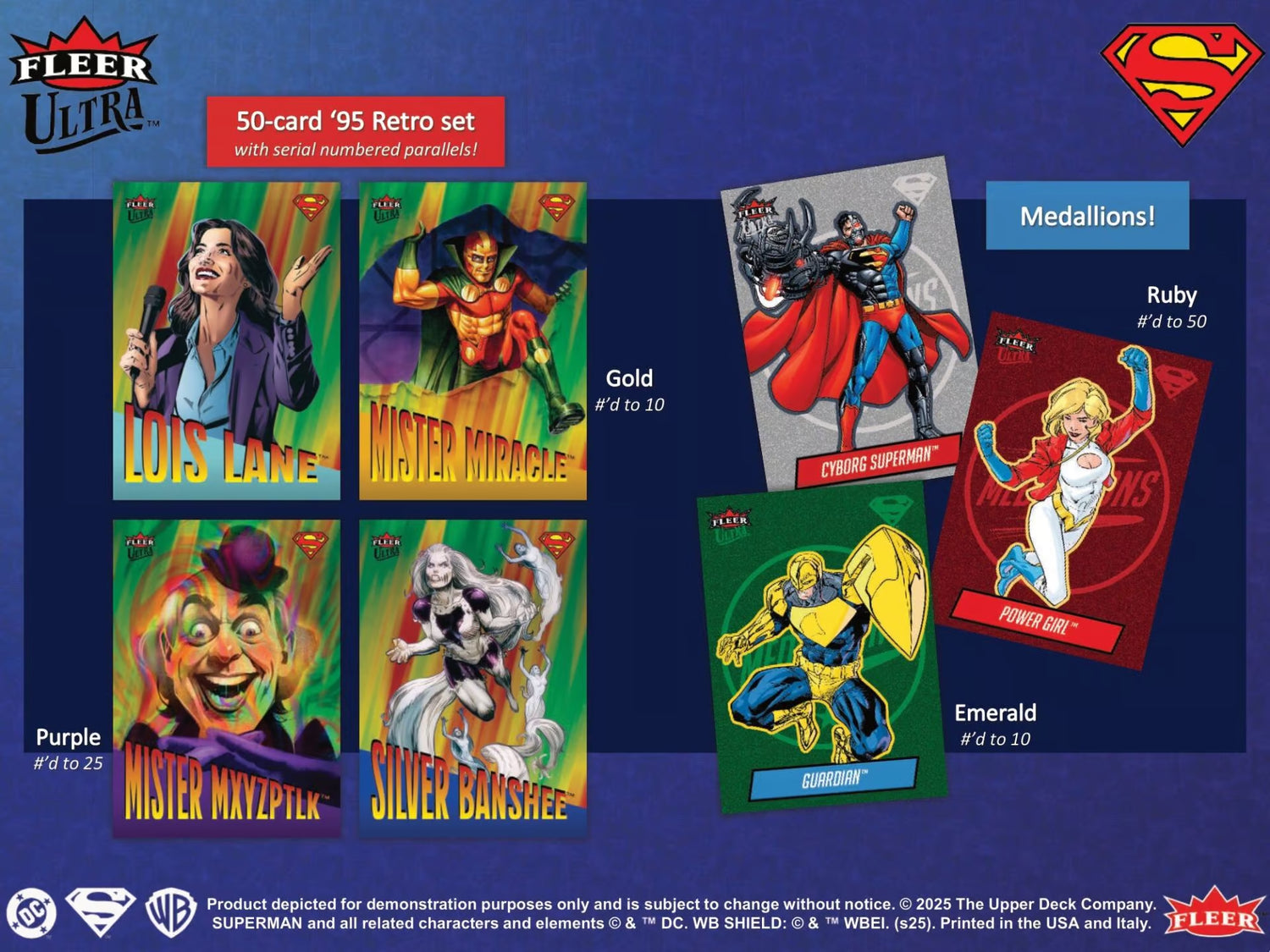Upper Deck Fleer Ultra Superman Trading Cards Hobby Box 2025