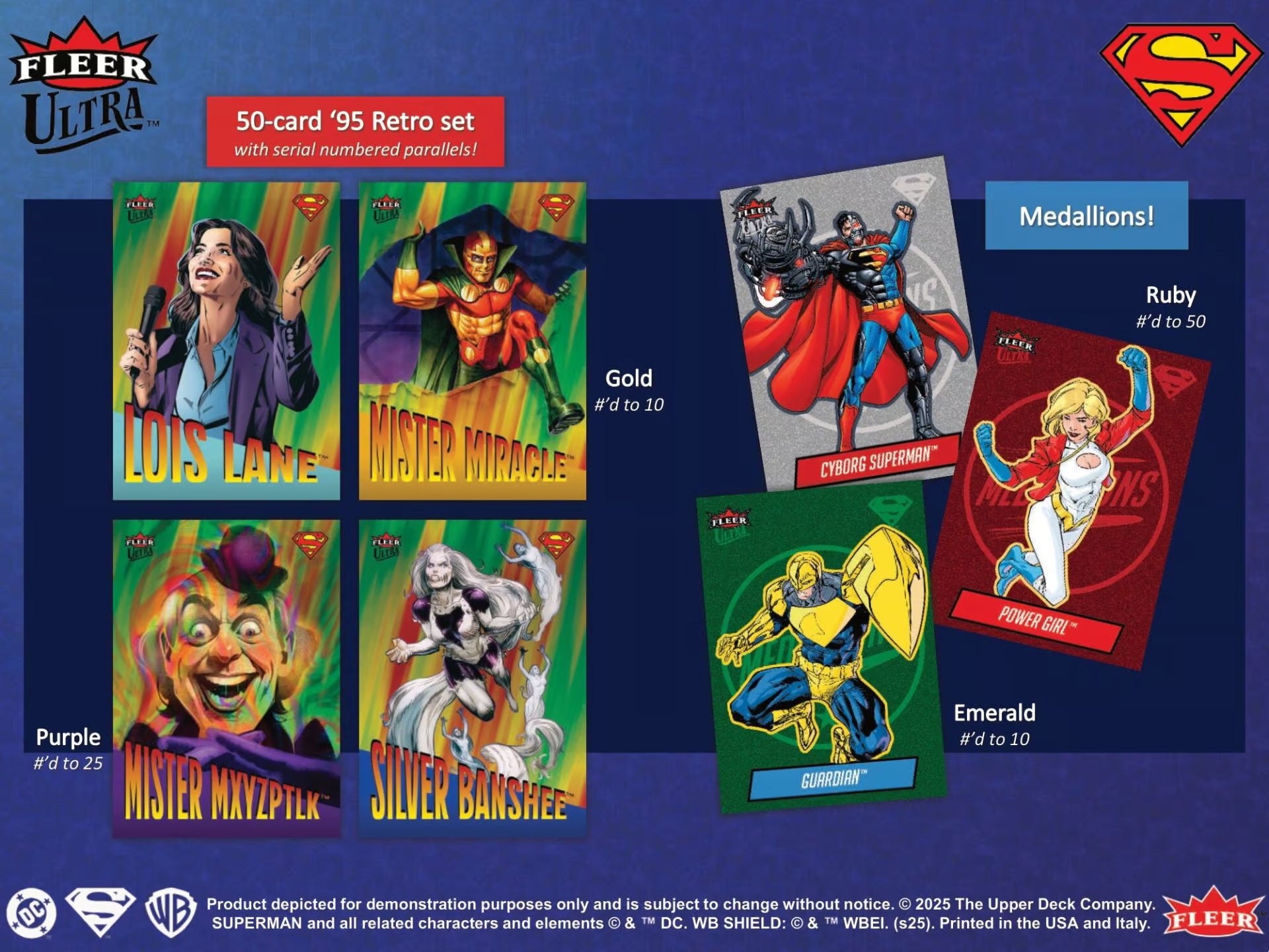 Upper Deck Fleer Ultra Superman Trading Cards Hobby Box 2025