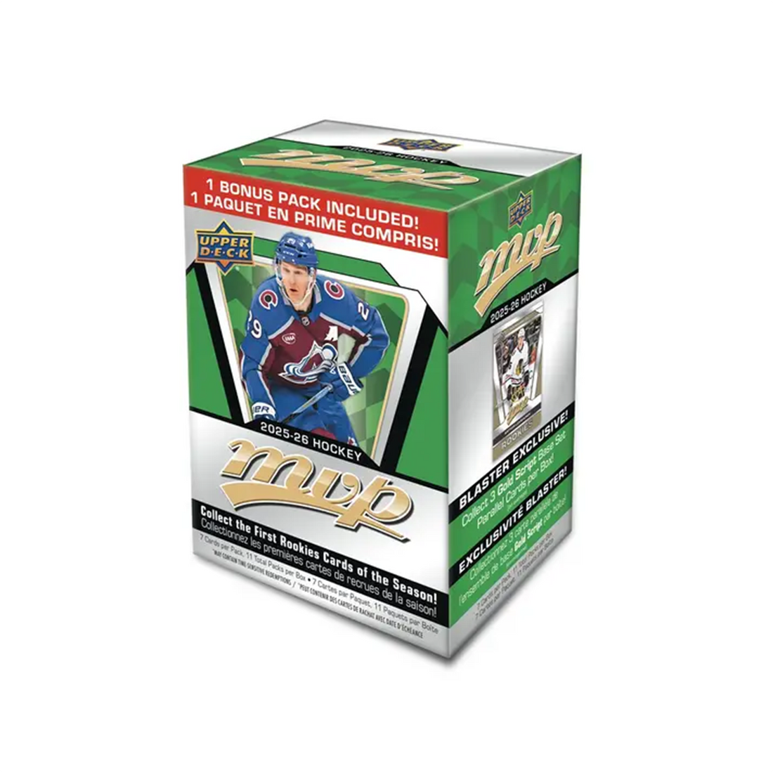 Upper Deck MVP Hockey NHL Blaster Box 2025/2026
