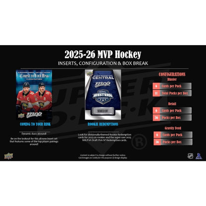 Upper Deck MVP Hockey NHL Blaster Box 2025/2026