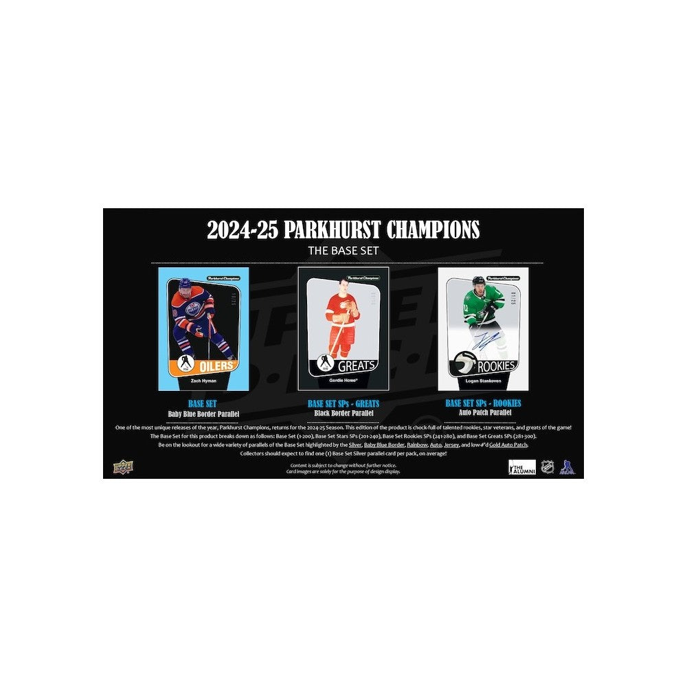 Upper Deck Parkhurst Champions Hockey NHL Hobby Box 2024/2025