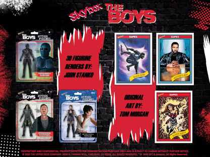 Upper Deck Shadowbox The Boys Season 1 &amp; 2 Hobby Box 2025